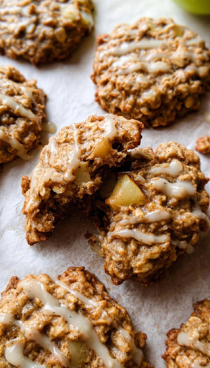 Apple Cinnamon Oatmeal Cookies