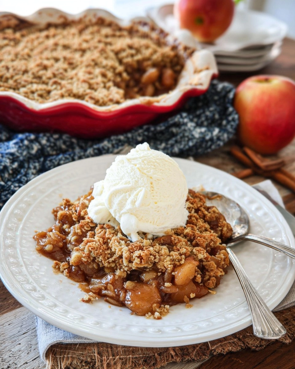 Apple Crisp with Betty Crocker Oatmeal Cookie Mix