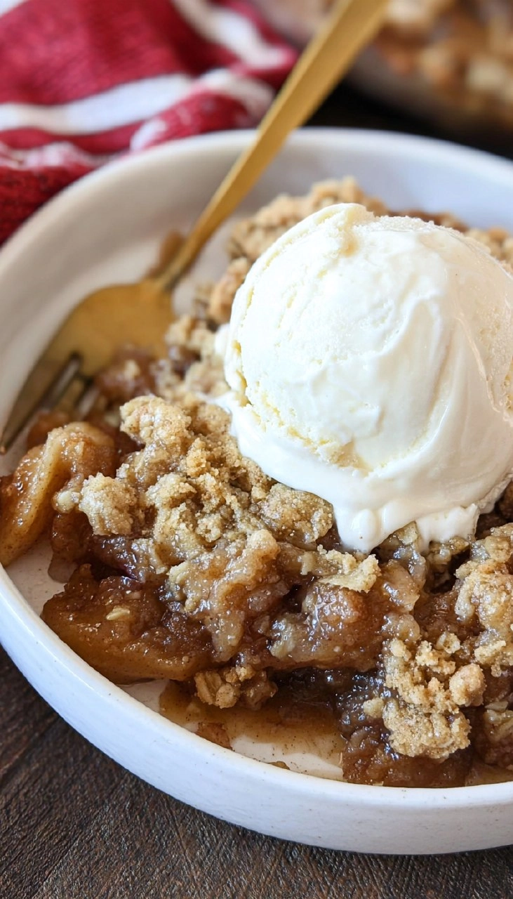 Apple Crisp with Betty Crocker Oatmeal Cookie Mix