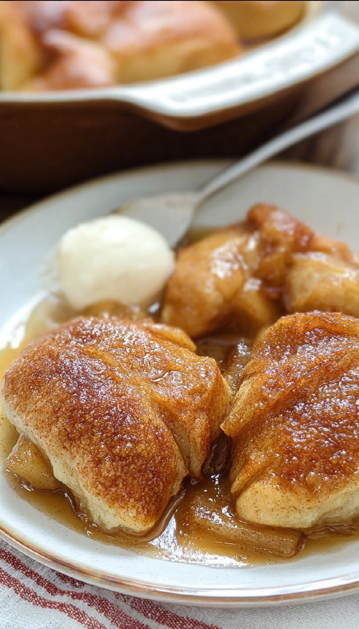 Apple Dumplings with Crescent Rolls