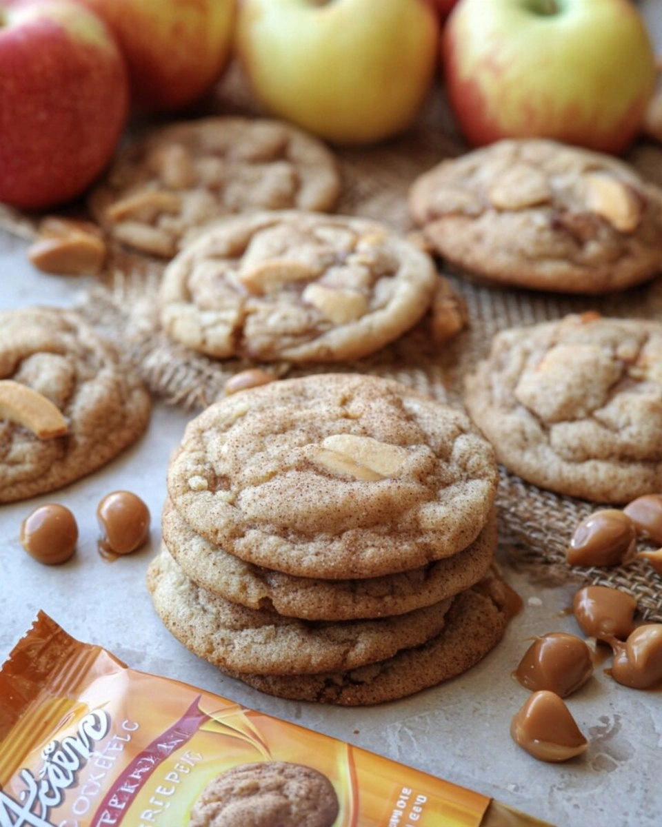 Caramel Apple Cider Cookies