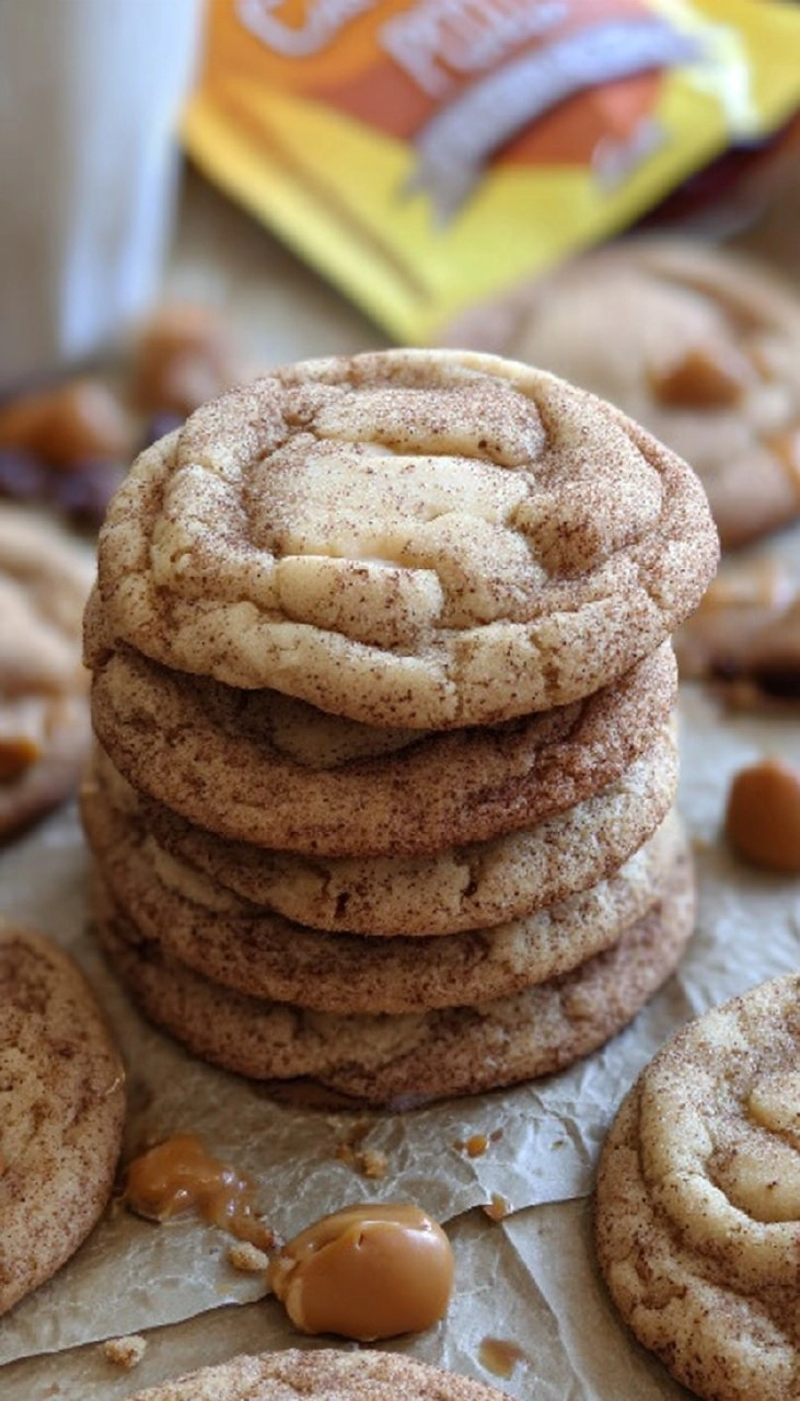 Caramel Apple Cider Cookies