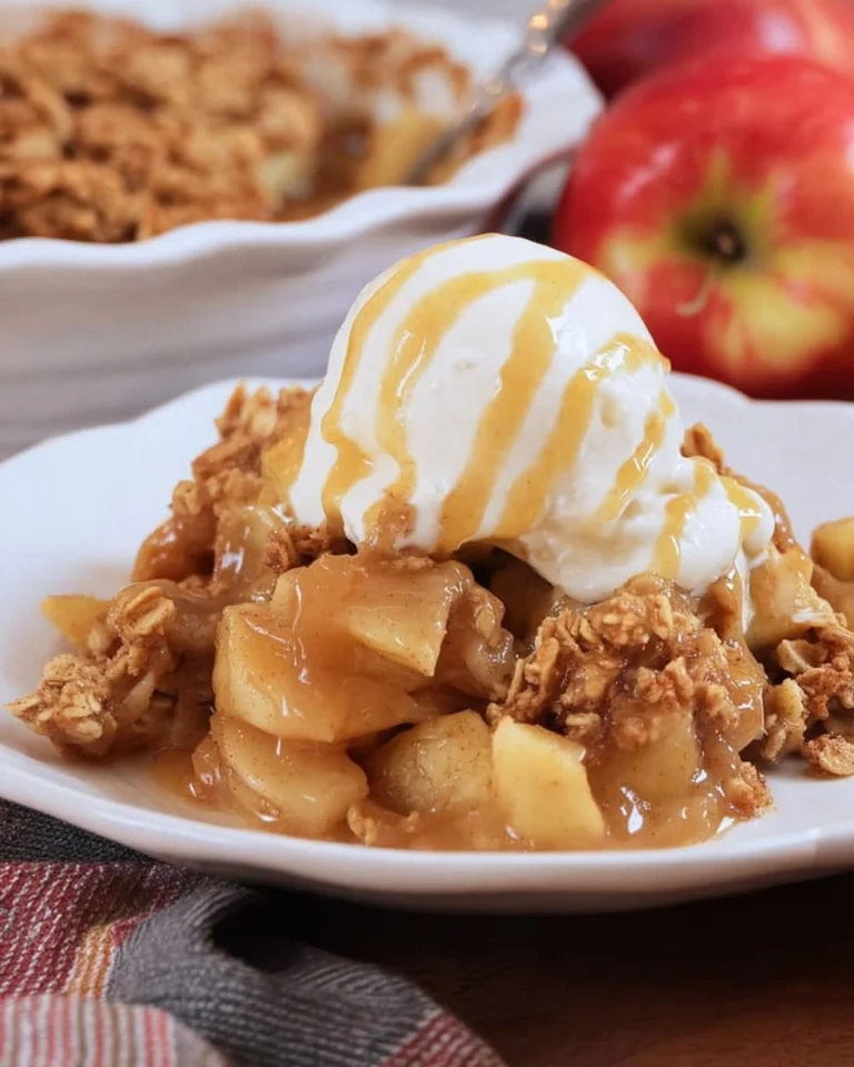 Caramel-Apple-Crisp-with-Crunchy-Oat-Topping-Recipe
