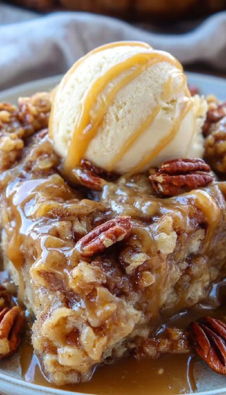 Cinnamon Roll Apple Pie
