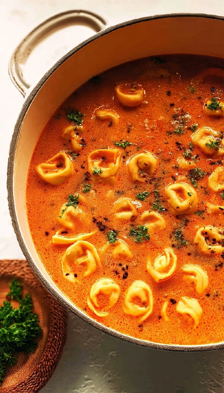 Creamy Tortellini Soup