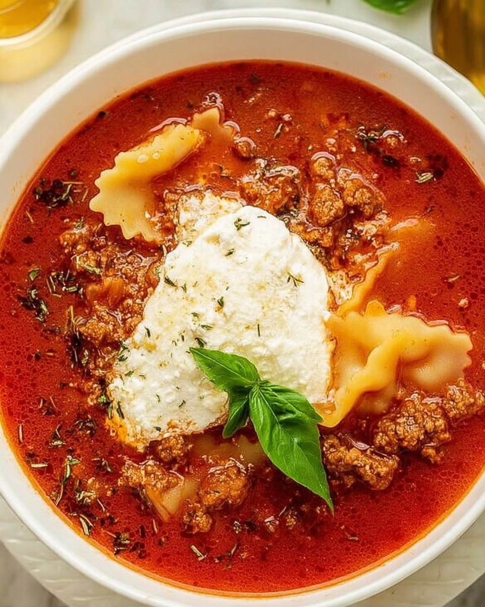 Crockpot Lasagna Soup