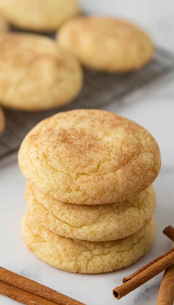 Fall Spice Snickerdoodle Cookies
