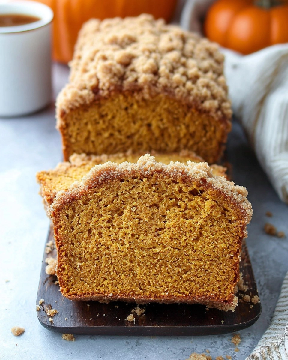 Pumpkin Bread with Crumb Topping