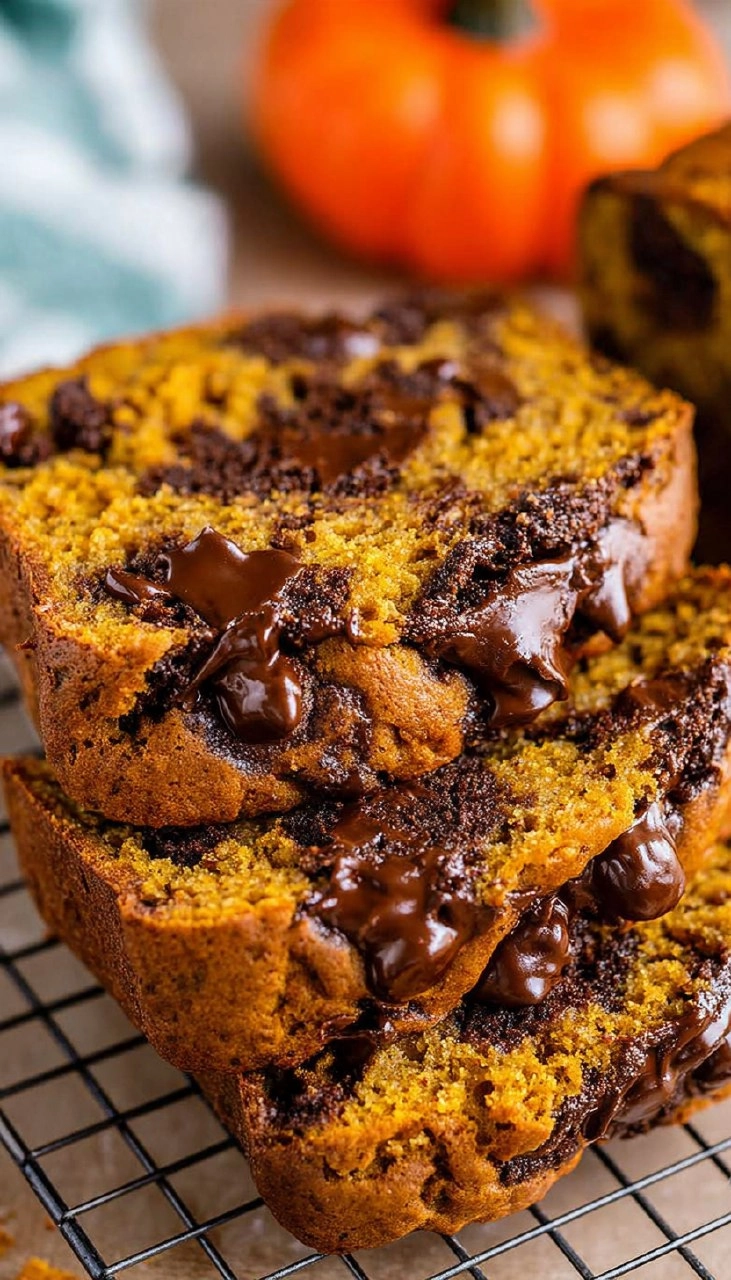 Pumpkin Chocolate Chip Bread