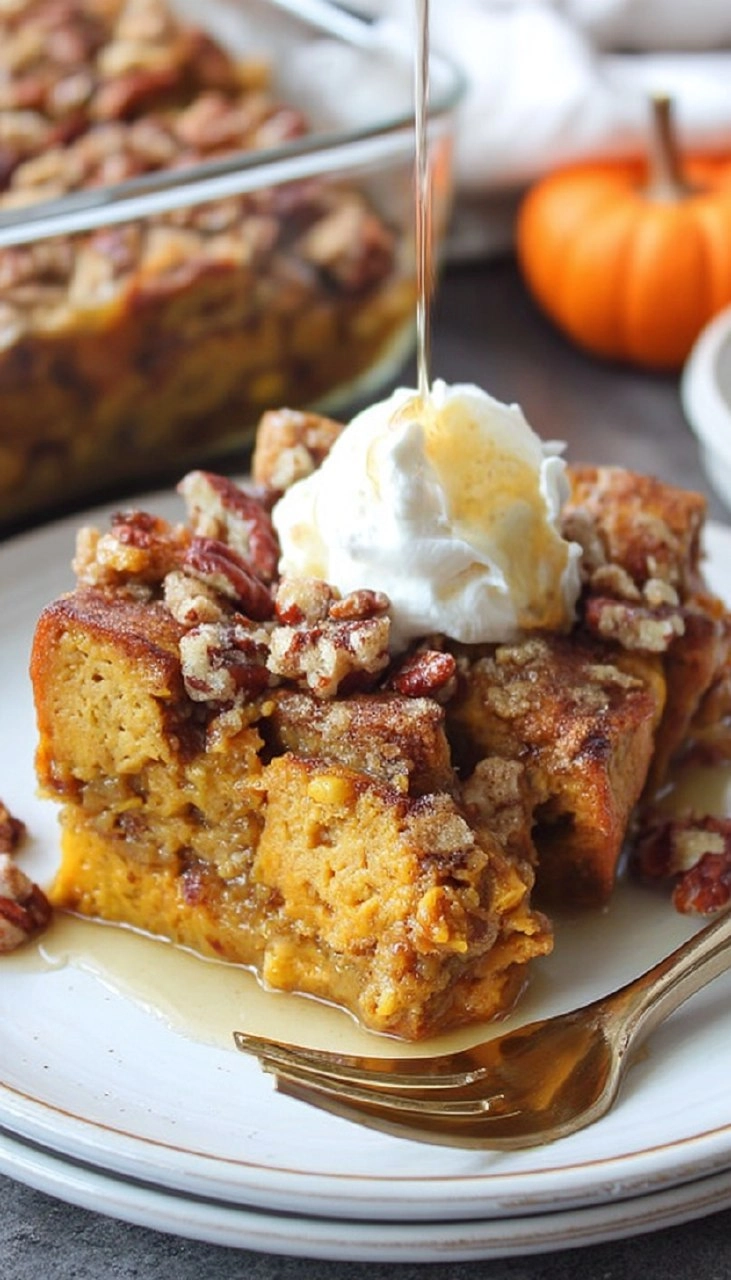 Pumpkin French Toast Casserole