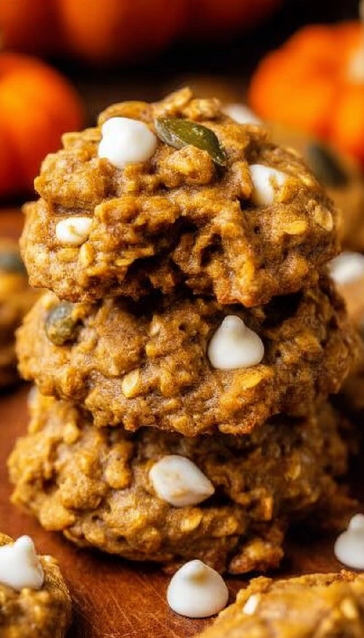 Pumpkin Oatmeal Cookies