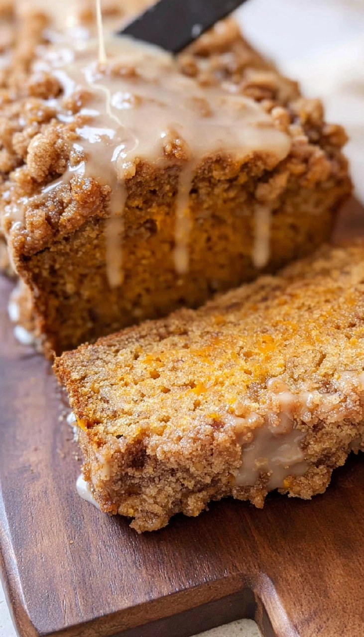 Pumpkin Streusel Bread