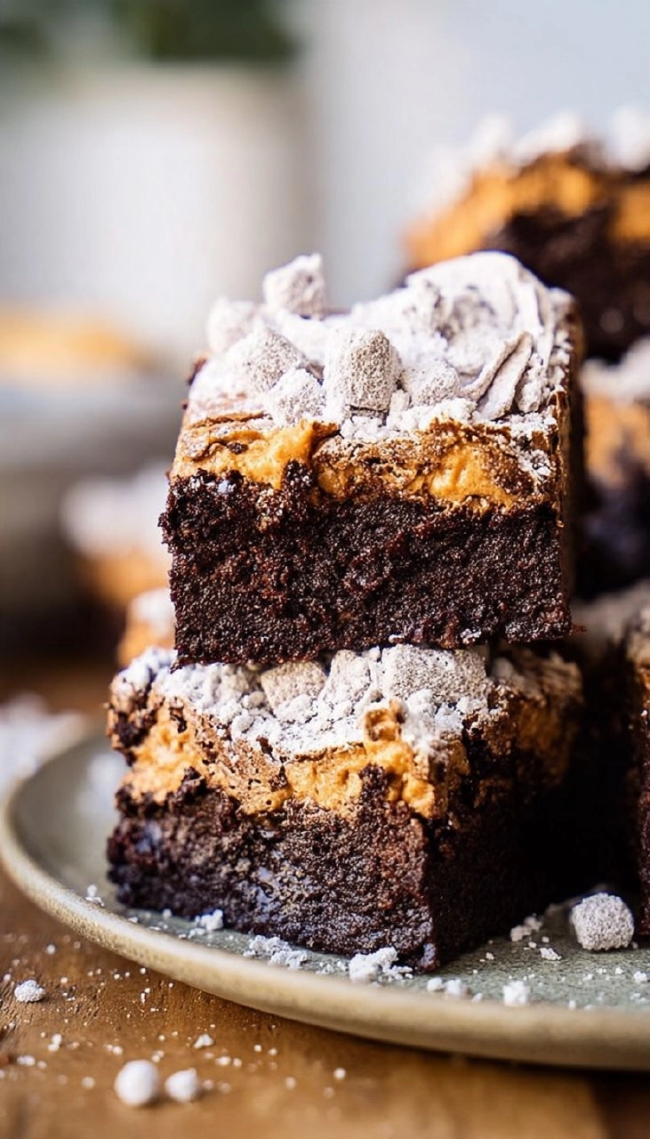 Puppy Chow Brownies