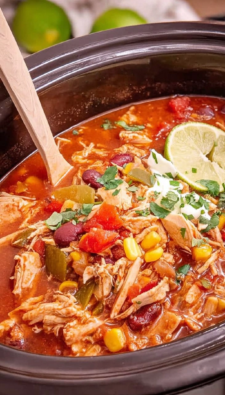 Slow Cooker Chicken Chili