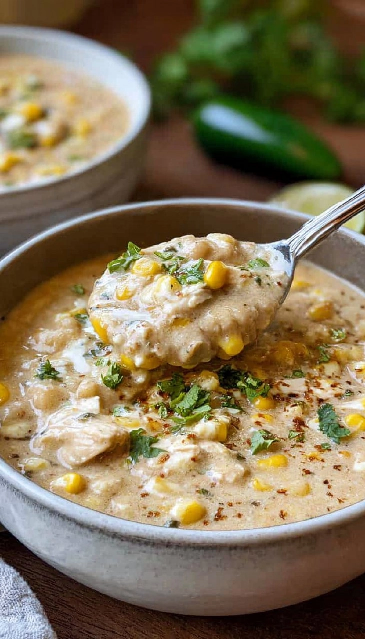 Street Corn White Chicken Chili